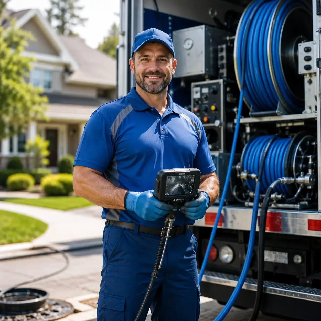 Local outdoor drain cleaning specialists in Hanover, MI